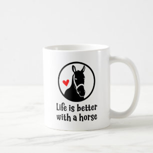 Mug Jolie amoureuse de cheval Ferme de campagne Cowgir