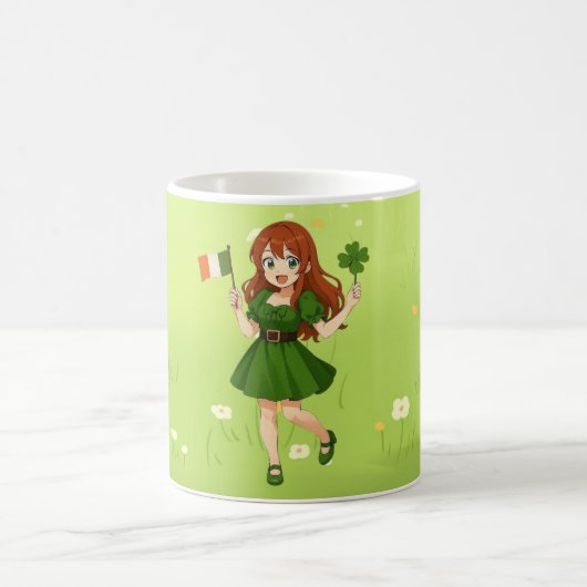 Mug Jolie anime rousse Saint Patrick (Centre)