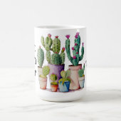 Mug Jolie aquarelle cactus succulents Best Mom (Centre)