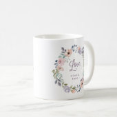 Mug Jolie aquarelle florale | Bonne fête des mères (Devant droit)