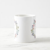 Mug Jolie aquarelle florale | Bonne fête des mères (Centre)
