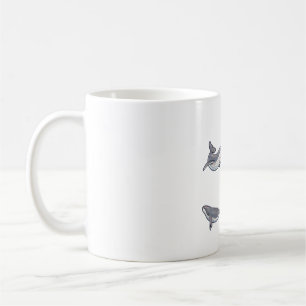 Mug Jolie baleine à bosse Délice � joli art animal