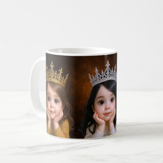 Mug Jolie Bébé Princesse (Devant gauche)