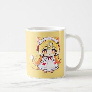 Mug Jolie Blonde Chibi Neko - Robe Midi