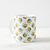 Mug Jolie bumble motif blanc (Devant gauche)