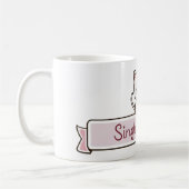 Mug Jolie Célibataire Chat Mignon (Gauche)