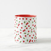 Mug Jolie cerise rouge (Centre)