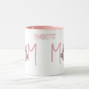 Mug Jolie chatte grise Maman nommée Blush Fête des Mèr