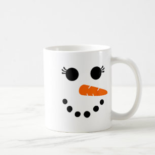 Mug Jolie Chemise Face Snowman Pour Filles Filles Eyel