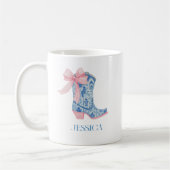 Mug Jolie Chinoiserie Rose & Bleu Bow fille (Gauche)