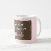 Mug Jolie citation au chocolat (Devant droit)