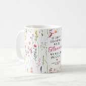 Mug Jolie citation de grand-mère Fleur sauvage (Devant gauche)