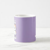 Mug Jolie citation drôle de chat lavande (Centre)