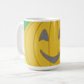 Mug Jolie Citrouille Récolte Orange Joyeuse (Devant gauche)