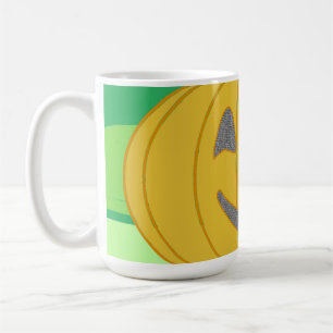 Mug Jolie Citrouille Récolte Orange Joyeuse