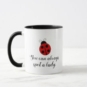Mug Jolie coccinelle Vous pouvez toujours repérer une (Gauche)