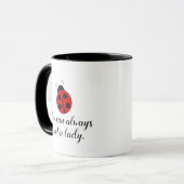 Mug Jolie coccinelle Vous pouvez toujours repérer une (Devant gauche)
