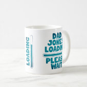 Mug Jolie conception de texte papa Joke Chargement Veu (Devant droit)