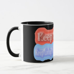 Mug Jolie Conception D'Oeuvres D'Art Sur "Keep Smiling