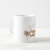 Mug Jolie Conception Inspirante Souhaite (Devant gauche)