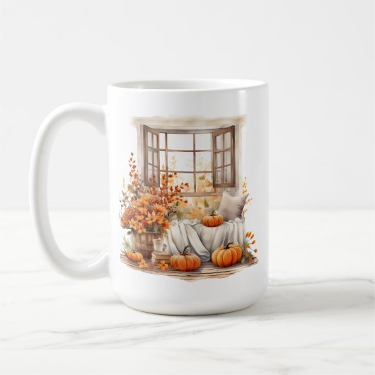 MUG JOLIE COULEUR D'EAU TOMBE FENÊTRE SCÈNE DU SIÈGE (Gauche)