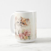 MUG JOLIE COULEUR EAU FLUFFY TABBY CUISINE (Devant gauche)