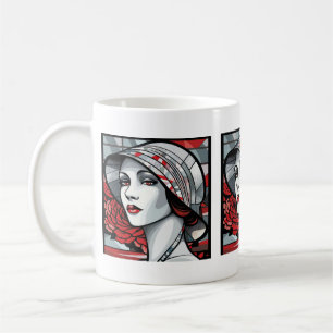Mug Jolie dame Art Déco