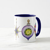 Mug Jolie décoration de Noël, élégante et fantaisie (Devant droit)