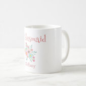 Mug Jolie demoiselle Floral (Devant droit)