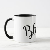 Mug jolie écriture script BLESSED | (Gauche)