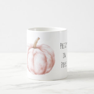Mug Jolie en rose peluche douce citrouille