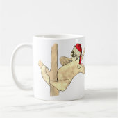 Mug Jolie fente de Noël dans un arbre (Gauche)