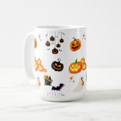 Mug Jolie fête d'Halloween sorcière Citrouille (Devant gauche)