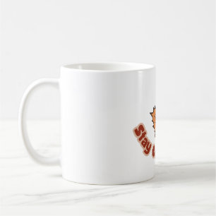 Mug Jolie feuille d'automne Restez au chaud cet automn