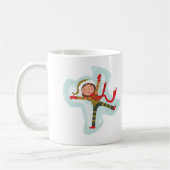 Mug Jolie fille Ange Neige (Gauche)