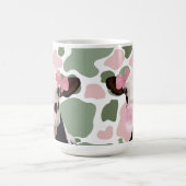Mug Jolie fille Bubblegum rose soufflant vache (Centre)