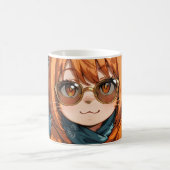 Mug Jolie Fille Chat Anime (Centre)