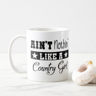 Mug Jolie Fille de Campagne Ferme Cheval Danse en Lign