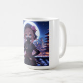 Mug Jolie fille guerrière ninja  (Devant droit)