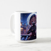 Mug Jolie fille guerrière ninja  (Devant gauche)