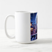 Mug Jolie fille guerrière ninja  (Gauche)