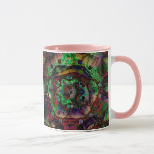 Mug Jolie flambée de fleurs Abstraite (Droite)