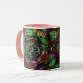 Mug Jolie flambée de fleurs Abstraite (Devant gauche)