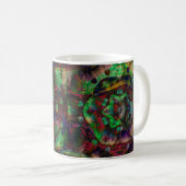 Mug Jolie flambée de fleurs Abstraite (Devant droit)