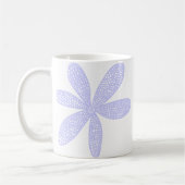 Mug Jolie Fleur - Bleu Poudre (Gauche)