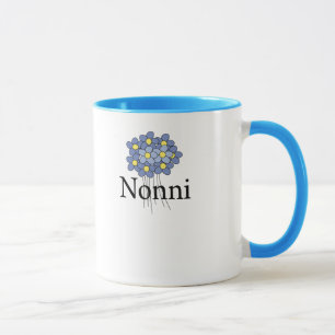 Mug Jolie fleur bleue T-shirt Nonni