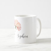Mug Jolie fleur de pêche (Devant droit)