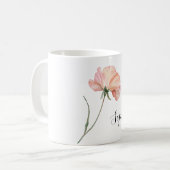 Mug Jolie fleur de pêche (Devant gauche)