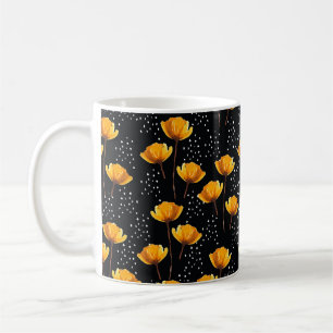 Mug Jolie fleur et pois illustration motif