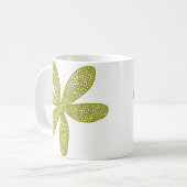 Mug Jolie Fleur - Olive (Devant gauche)